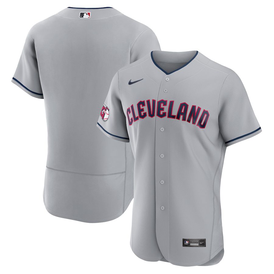 Men Cleveland Guardians Nike Gray Road Authentic Team MLB Jersey->youth mlb jersey->Youth Jersey